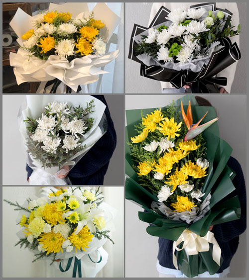 山西晋中介休市张兰镇板峪村白事花束代送